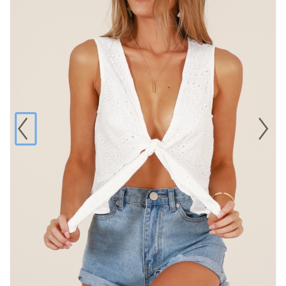 SHOWPO Getaway Plan top in white